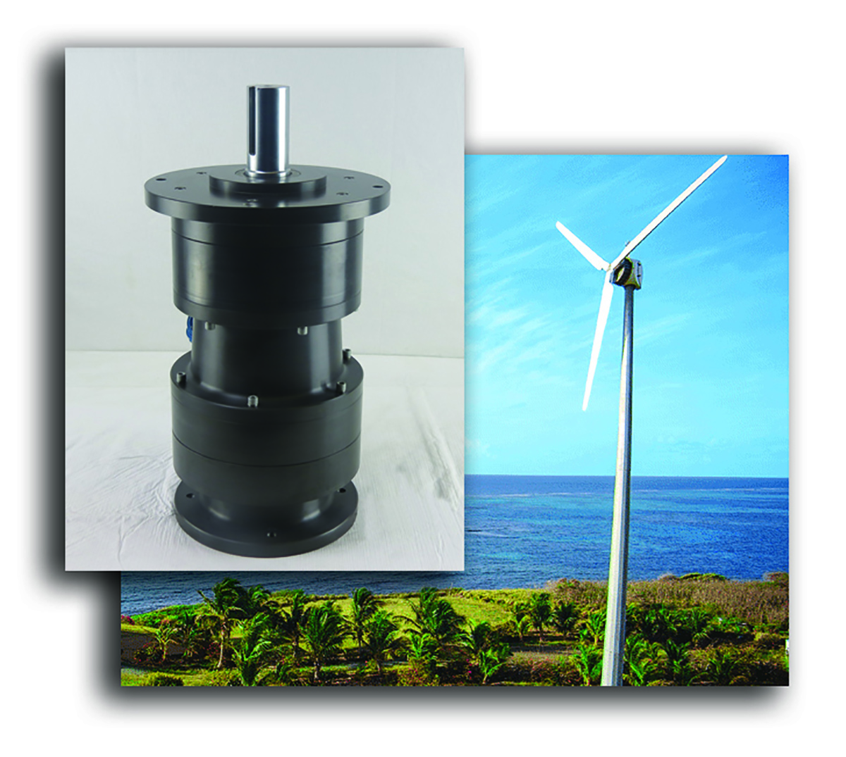 Turbine yaw drives’ powertoweight ratio yields greater efficiency