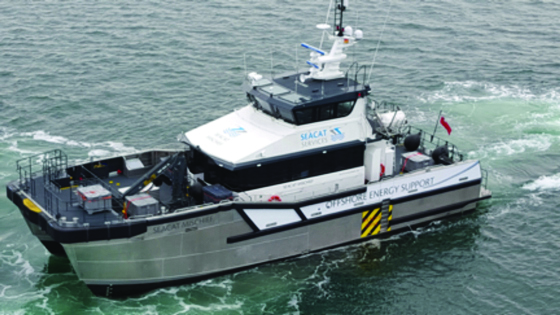 Seacat sends ships to Beatrice Wind Farm