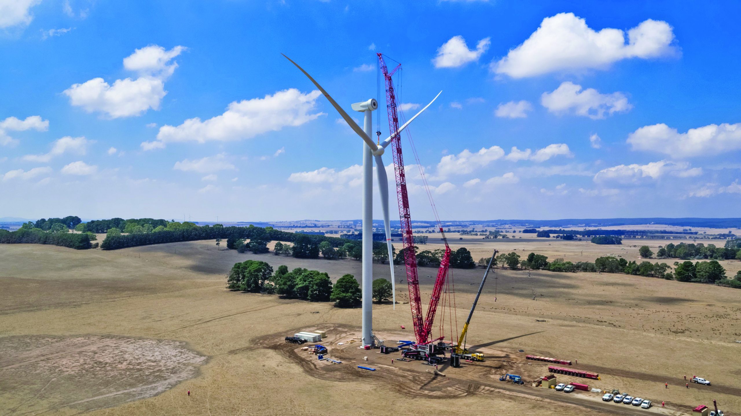 Increasing bearing capacity at onshore wind farms