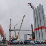 Brittany wind farm turbine installation complete