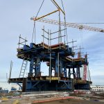 Modulift helping to build energy island off Belgium