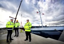 First supply vessel arrives at SeAH Wind factory